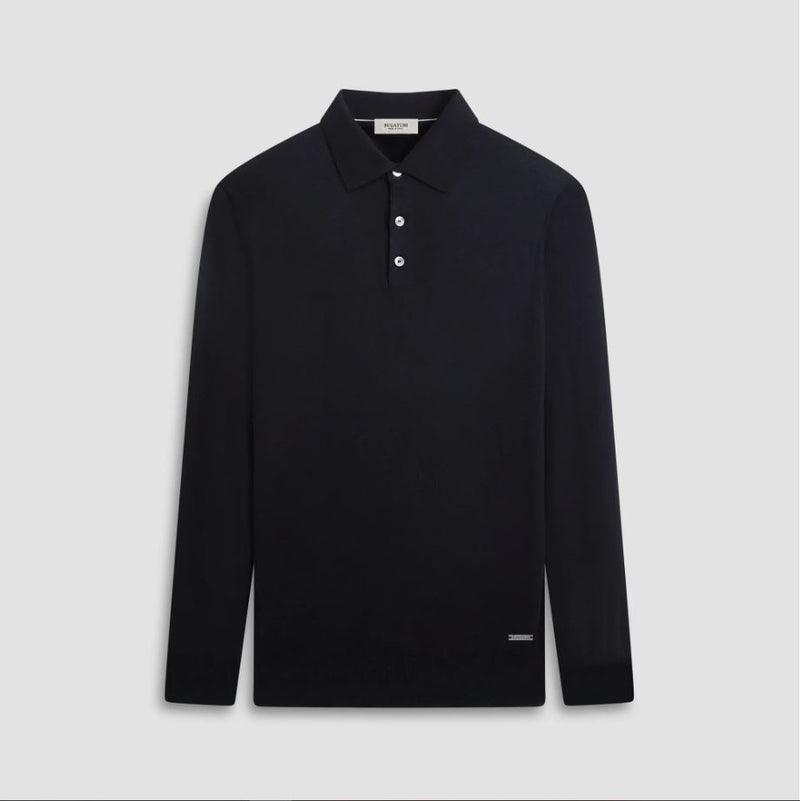 Bugatchi LS 3 Button Polo Sweater