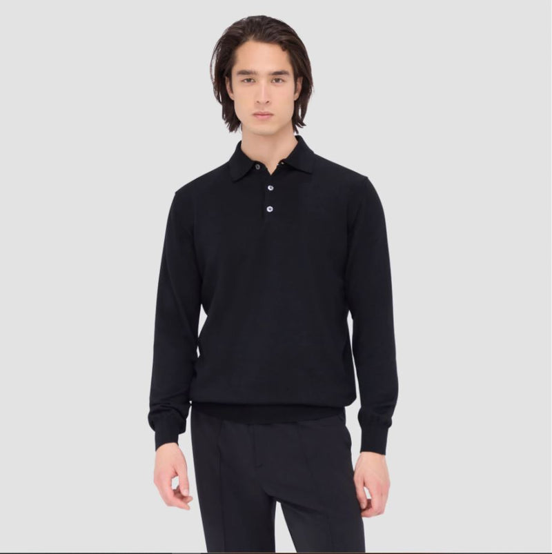 Bugatchi LS 3 Button Polo Sweater