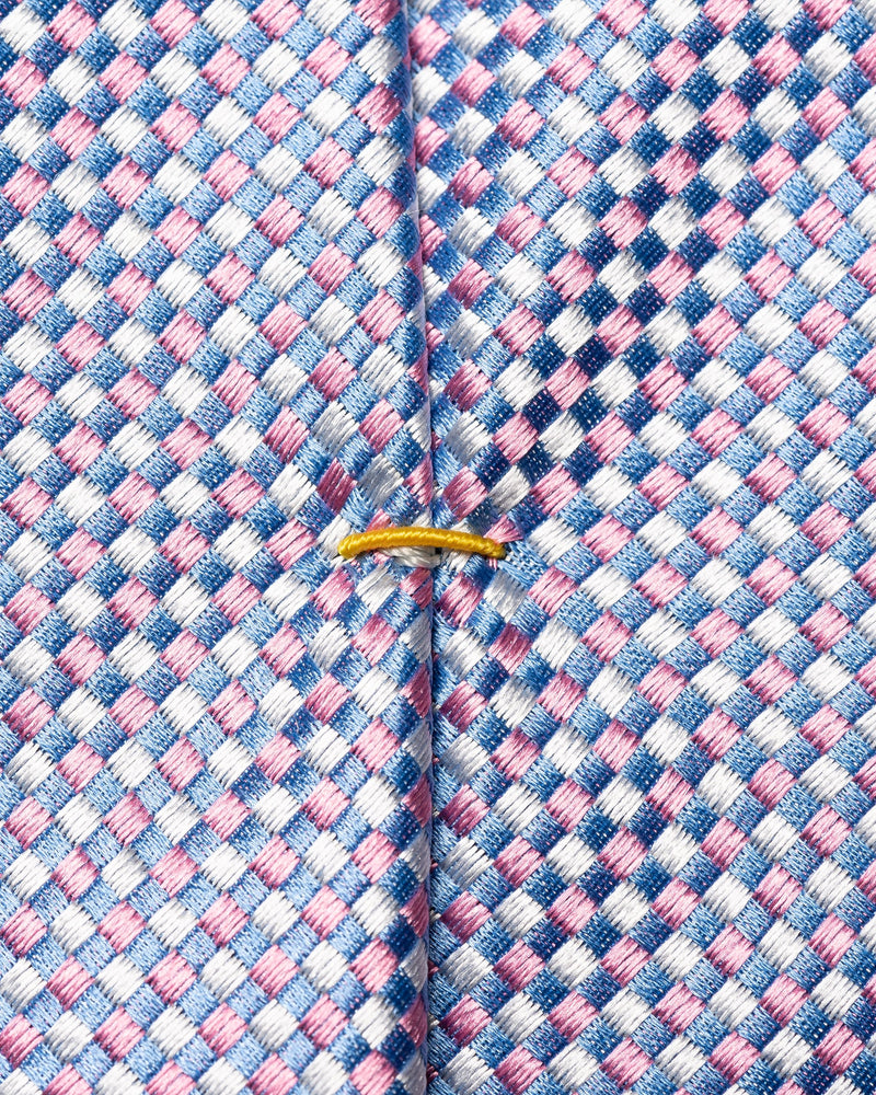 Eton Checked Silk Tie