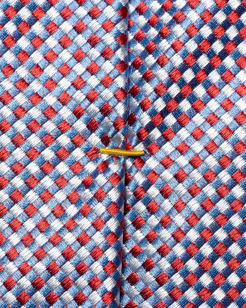 Eton Checked Silk Tie