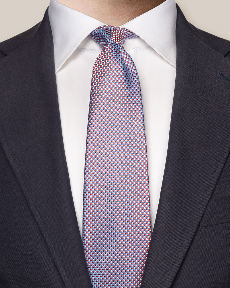 Eton Checked Silk Tie