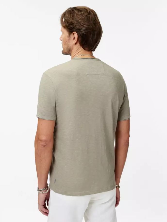 John Varvatos SS Miles Slub V-neck