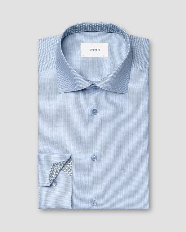 Eton Contemporary Semi Solid Dobby Shirt