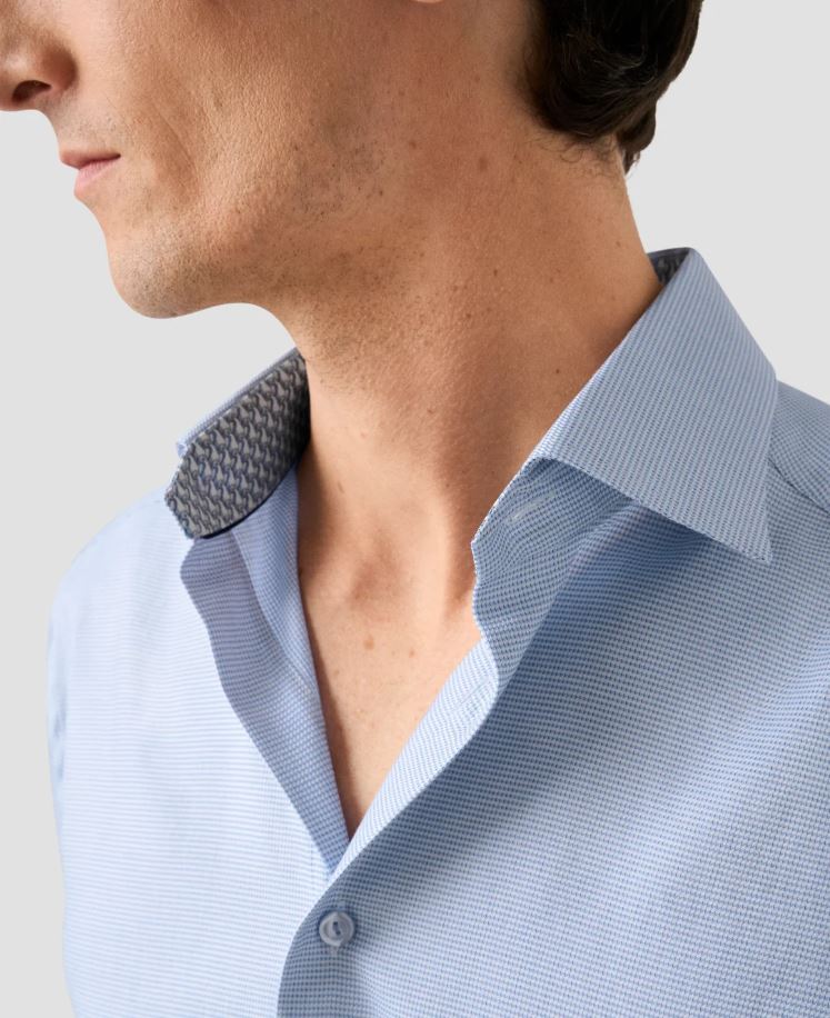 Eton Contemporary Semi Solid Dobby Shirt