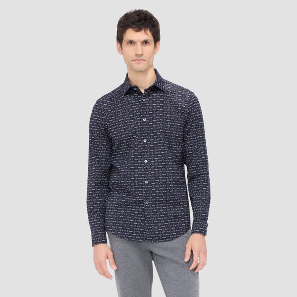 Bugatchi Double Face OOOHCOTTON LS Shirt