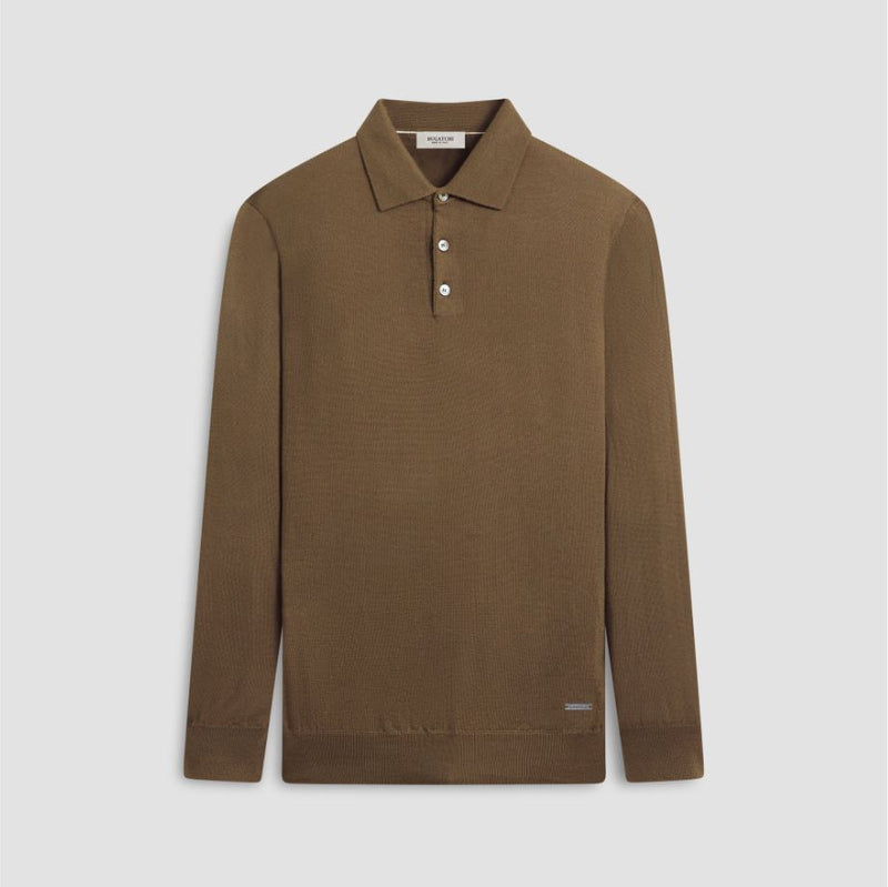 Bugatchi LS 3 Button Polo Sweater