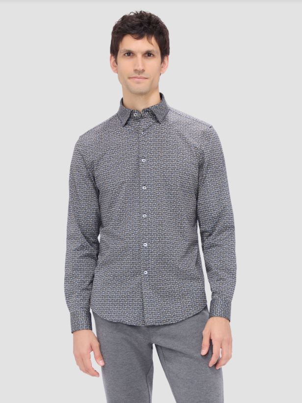 Bugatchi Double Face OOHCOTTON LS Shirt