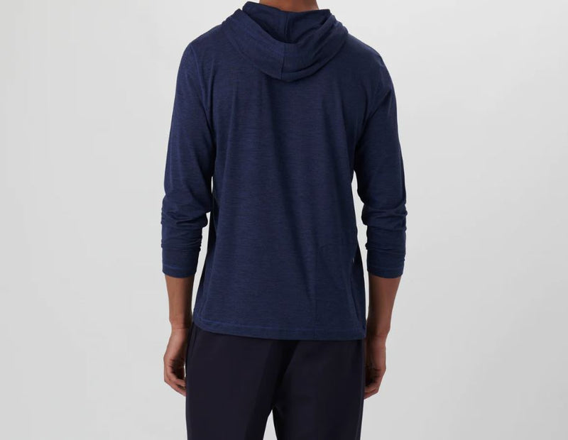 Bugatchi  UV50 longsleeve hooded knit sweater