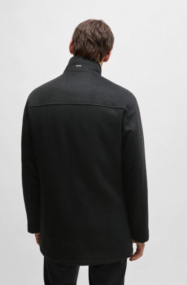 Hugo boss wool cashmere coat best sale