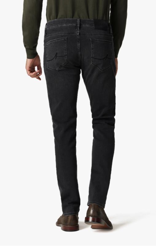 34 Heritage Cool Dark Smoke Refined Denim