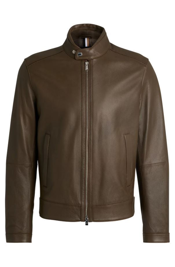 Hugo Boss Mansell Lamb Leather Jacket