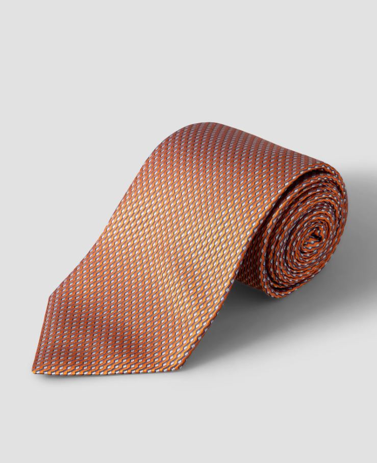 Eton Geometric Silk Tie