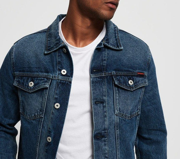 Jeans jacket superdry best sale